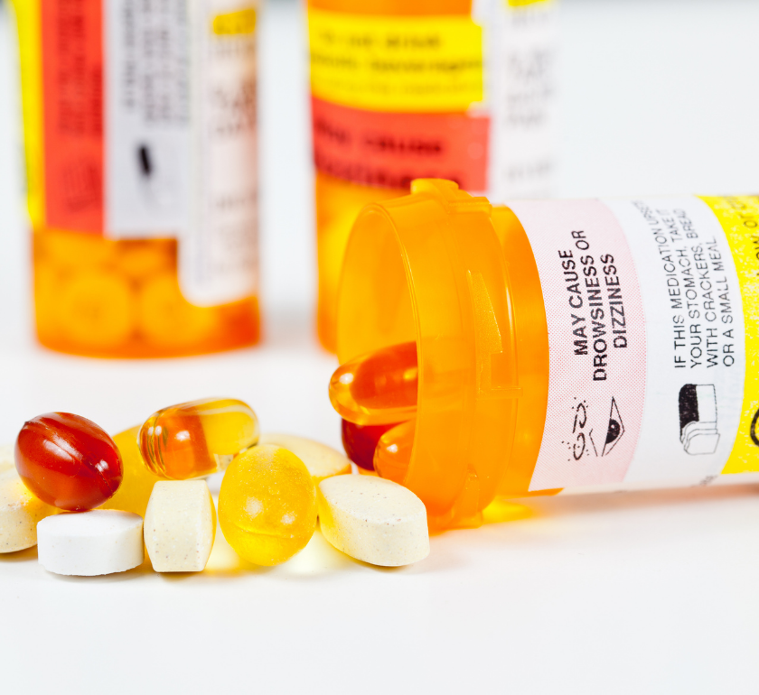 mood stabilizer medication in a prescription bottle